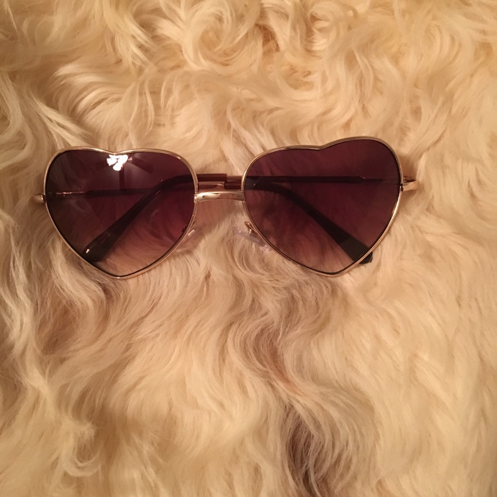 Heart shaped sunglasses